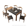 Nordic Rock Plate Telescopic Dining Table